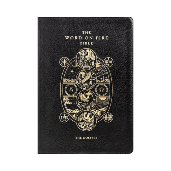 Word on Fire Bible The Gospels Leather Bound, Word on Fire