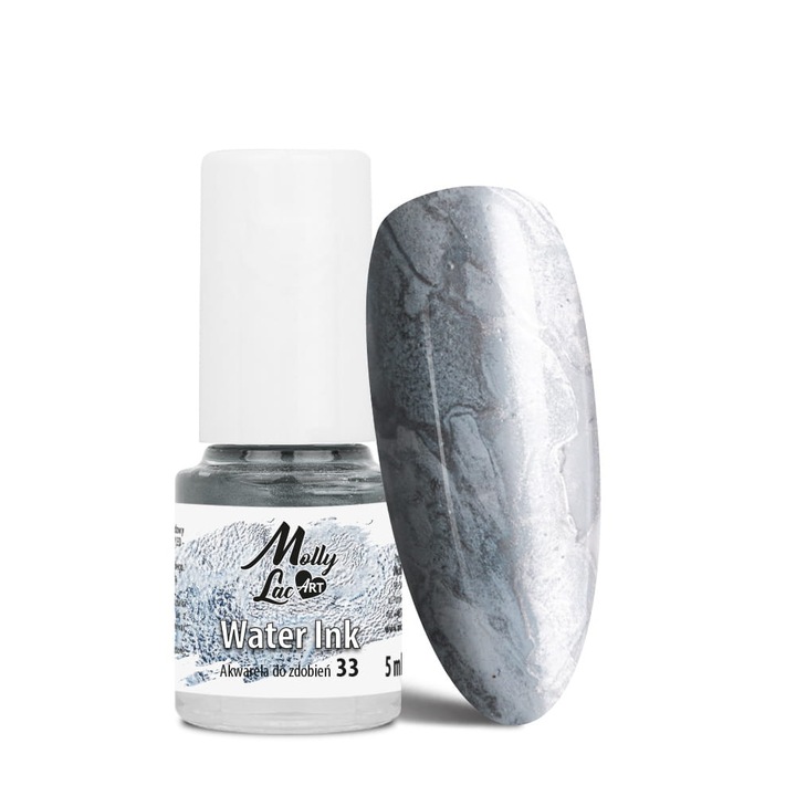 Oja Water Ink Molly Lac ART Nr 33, efecte metalic, 10 ml