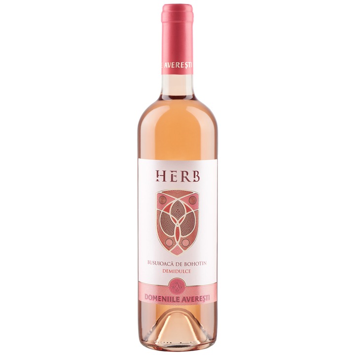 Vin Rose Demidulce Herb Busuioaca de Averesti 0.75L/12.5%