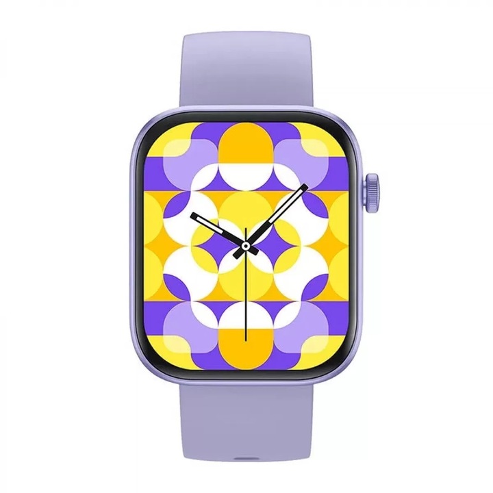 Smartwatch pentru copii Colmi P71, impermeabil IP68, monitorizare sănătate, violet, ecran 1.9"