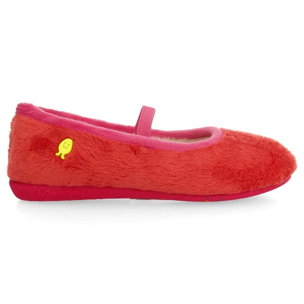 Hot Potatoes, Balerini Mary Jane cu blana sintetica Risca, Coral, 34 EU