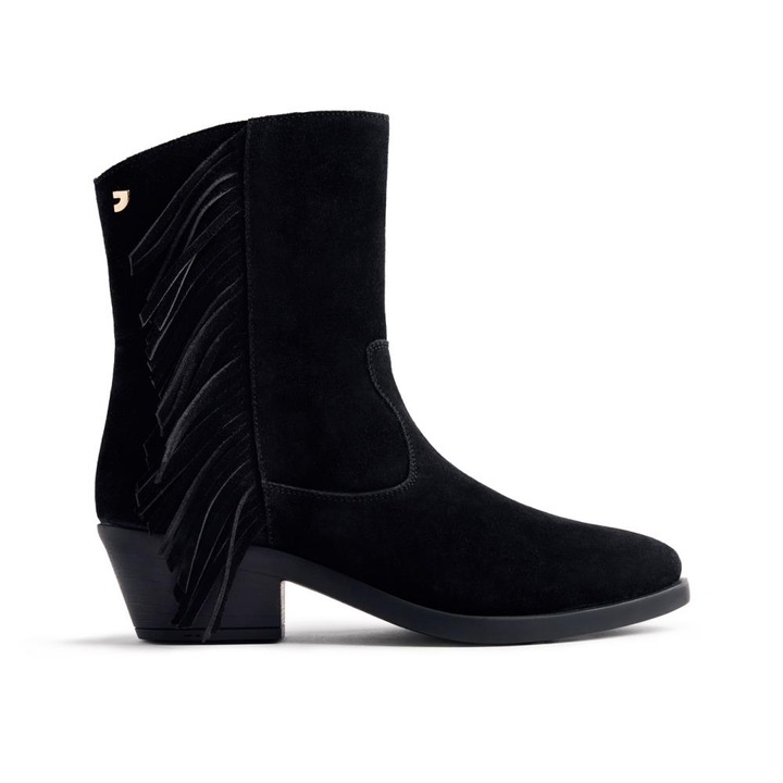 Gioseppo, Ghete cowboy de piele intoarsa, Negru