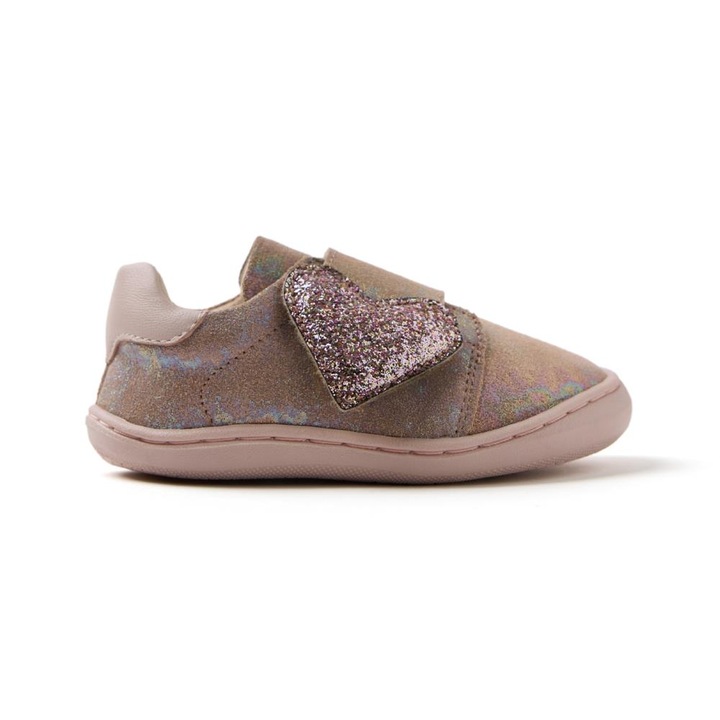 Gioseppo, Pantofi sport de piele intoarsa cu aspect stralucitor, Roz
