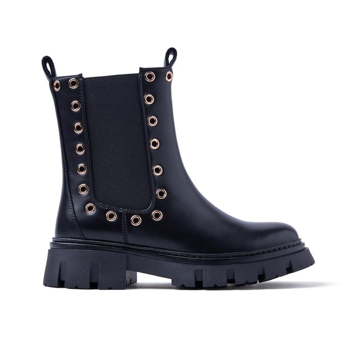 Gioseppo, Ghete cu insertie elastica, Negru