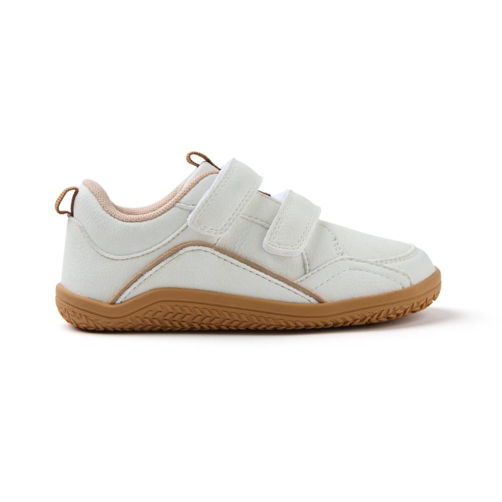 Gioseppo, Pantofi sport de piele ecologica cu velcro, Alb, 38 EU