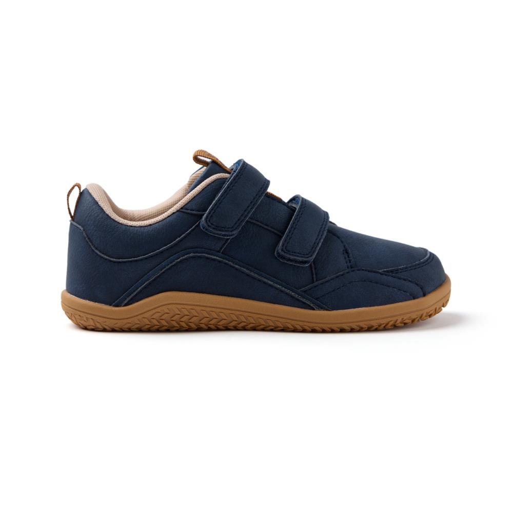 Gioseppo, Pantofi sport de piele ecologica cu velcro, Bleumarin, 37 EU