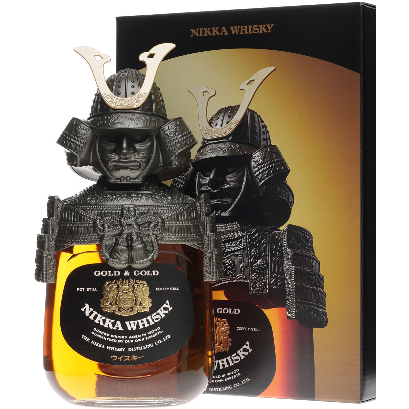 Whisky Nikka Gold & Gold Kabuto, Samurai Whisky, 43%, 0.75l - eMAG.ro