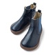 Gioseppo, Ghete de piele cu segment din material textil Haslett, Bleumarin, 34 EU