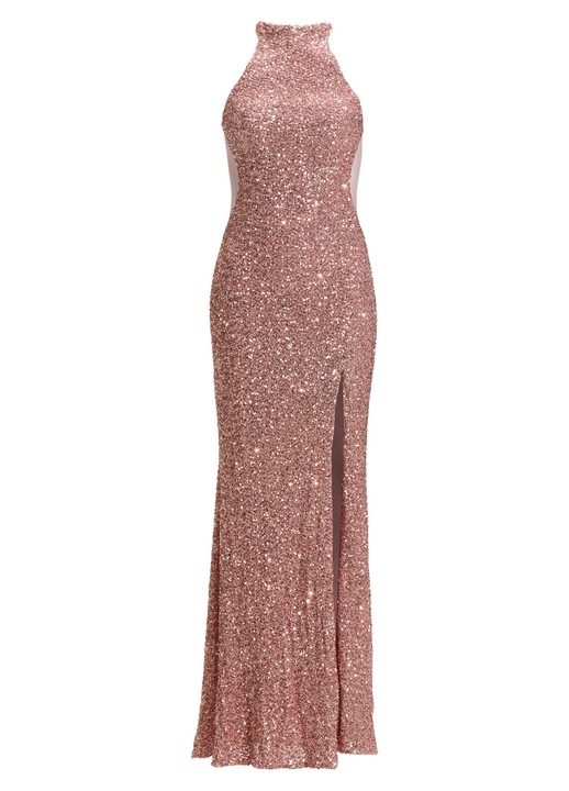 Hey Kyla polieszter/elasztan ruha, Rózsaszín