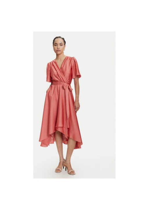 Rochie dama Swing, 5AJ04000, Poliester, Portocaliu, Portocaliu