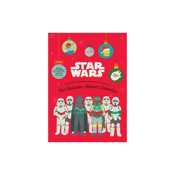 Star Wars The Galactic Advent Calendar 25 Days of Surprises with Booklets, Trinkets, and More! 2021 Advent Calendar, Countdown to Christmas, Offici, Insight Editions
