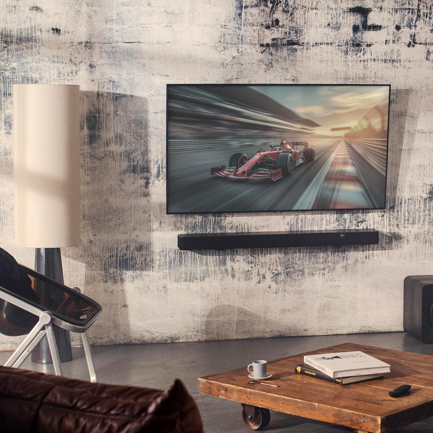 Soundbar Klipsch Flexus Core 200, 3.1.2 cu Dolby Atmos, Bluetooth, subwoofer integrat