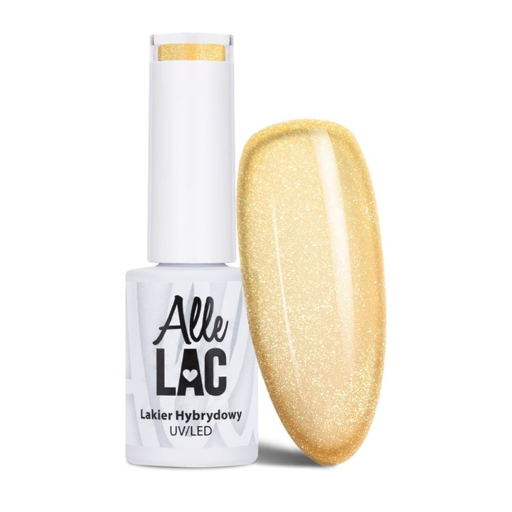Oja hibrida AlleLac Colectia Masquerade 5g Nr 91, galben auriu, usor de aplicat