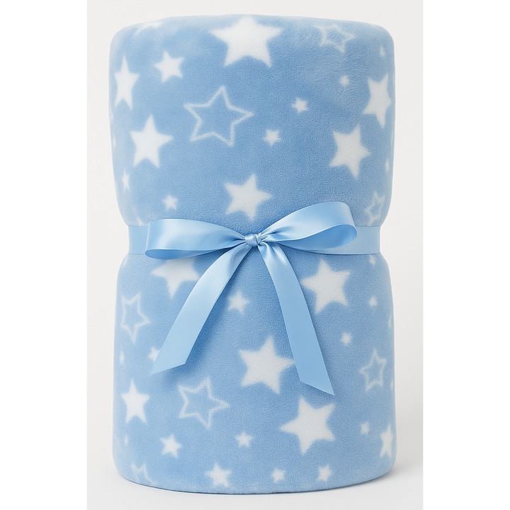 Paturica pufoasa bebe- baietel