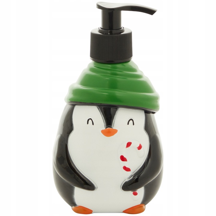 Празничен сапун с дозатор PINGWIN, CardSplitter, 300 мл, приятен аромат, цветен дизайн с елха