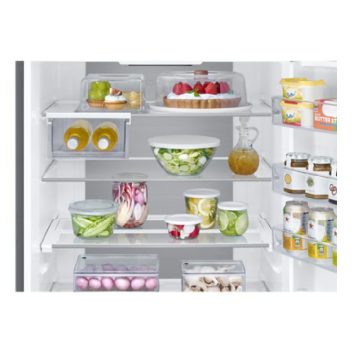Combina frigorifica Samsung RB53DG706BS9EF, 538 l, Wi-Fi si AI Energy, Twin Cooling+™, No Frost+