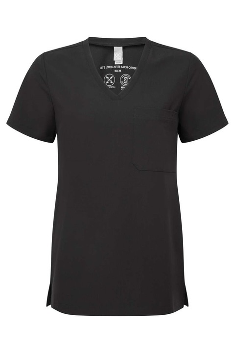 Női tunika, sztreccs, Onna - NN300, Exact Black, S