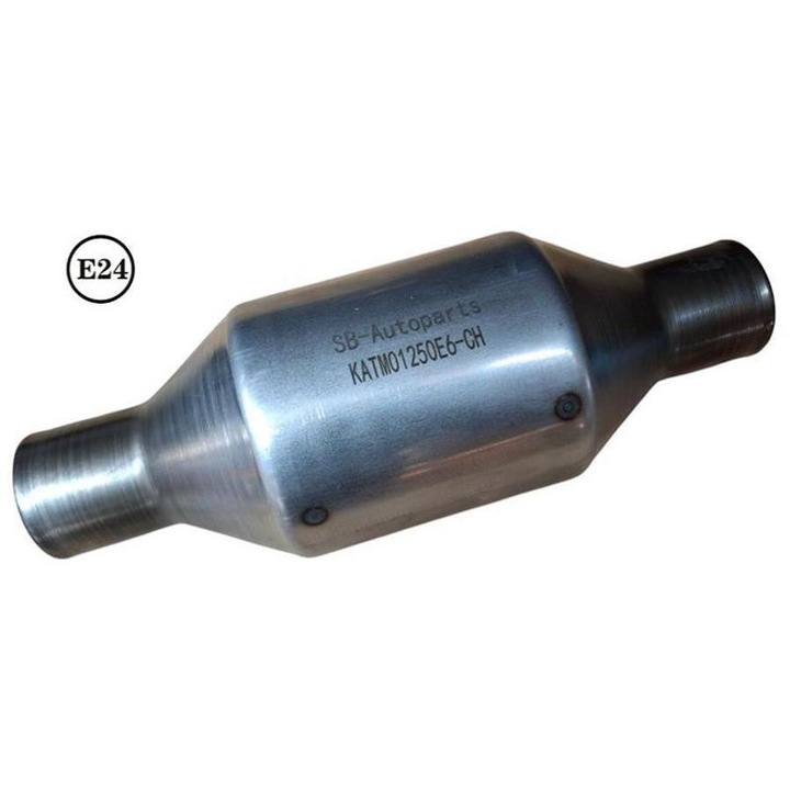 Univerzális kerek fémbetétes katalizátor, Ø45mm, 700-1600 cm³, EURO5, 2015-ig