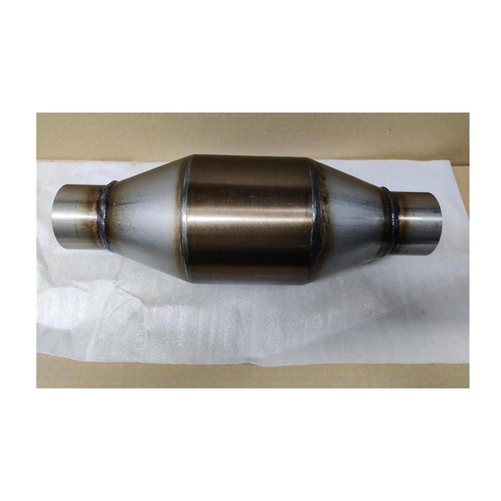 Fémbetétes kerek versenykatalizátor, Ø60mm, 2000-3000 cm3, EURO5, 200 cellás