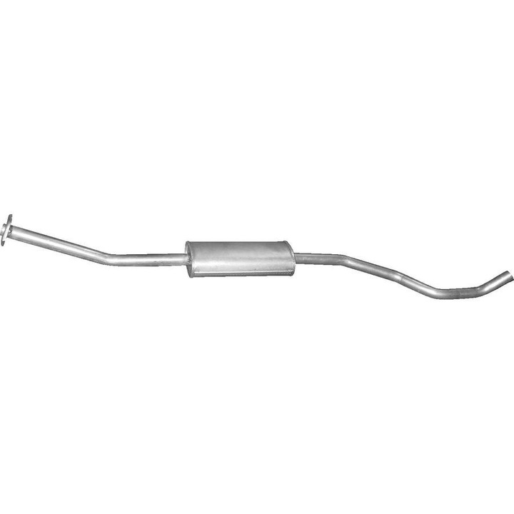 Polmo középső kipufogódob, Nissan Micra 1.2/1.4, C+C 1.4, 2005-2010