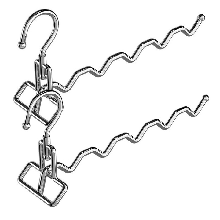 Suport de uscare a hainelor, montat pe perete, format din 2 piese, Golxmse, potrivit pentru baie, balcon, dulap de spalatorie, metal, 33×15cm, argintiu