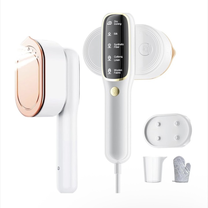 Професионална преносима парна ютия – мини сгъваем титаниев уред за дрехи