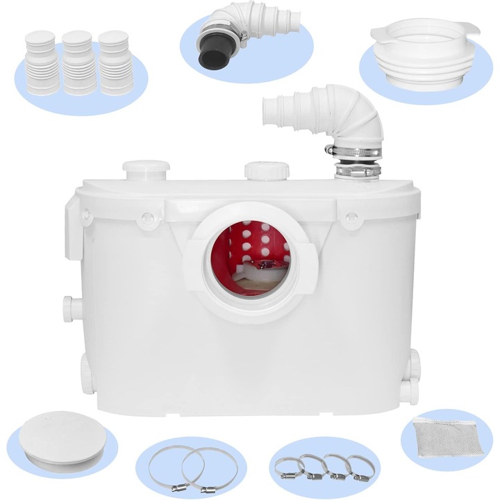 Pompa cu tocator pentru wc 500W, Hocanflo