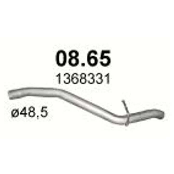 Marix hátsó kipufogócső, Ford Focus sdn 1.4/1.6/1.8/2.0, 2004-2011