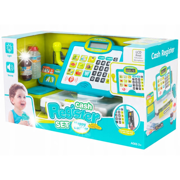 Interaktív adóház gyerekeknek, Matadi, számítógéppel, mikrofonnal, méretek 34x16,5x18cm, komplett készlet tartozékokkal