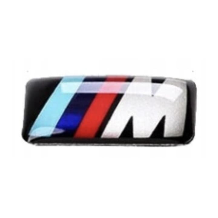 Емблема с лого на BMW M-Power, стикер за автомобилен стил 15 мм
