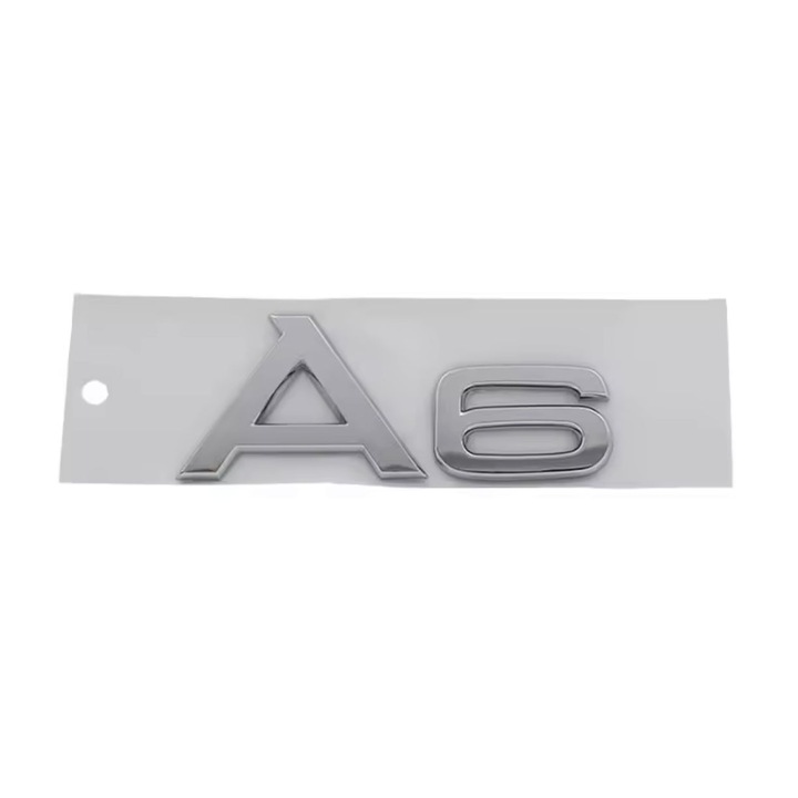 Emblema Spate Audi A6 Chrome