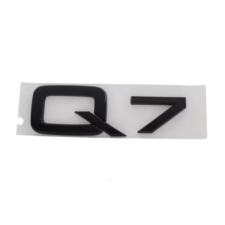 Emblema Spate Audi Q7 Negru