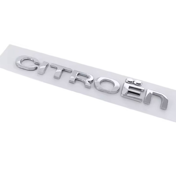 Citroën króm hátsó embléma