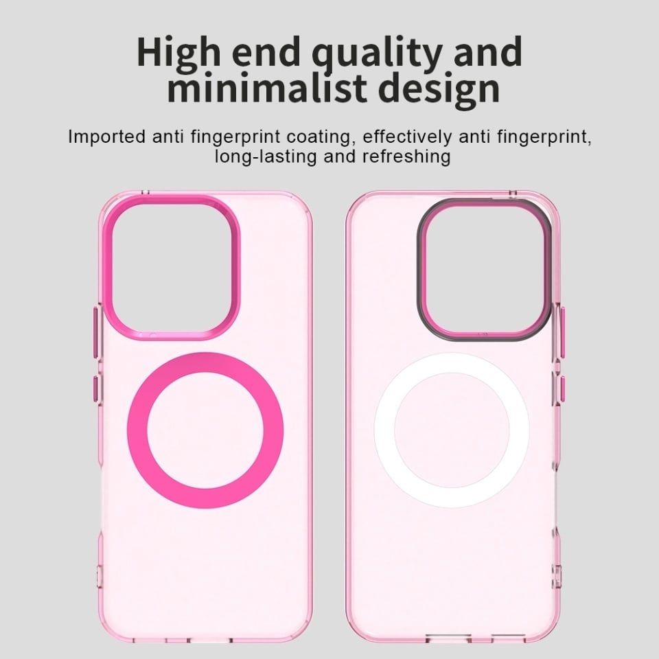 Husa pentru Honor 400 Lite, SKYDDAR INOVATION, CandyCase, Magsafe, set cu sticker, Roz