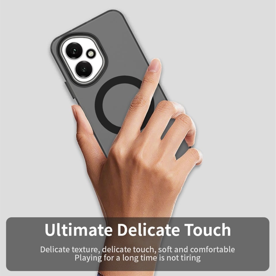 Husa pentru Honor 400, SKYDDAR INOVATION, CandyCase, Magsafe, set cu sticker, Negru