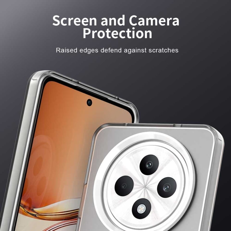 Husa pentru Oppo Reno12 F 5G / Reno12 FS 5G / Reno12 F 4G / Reno12 FS 4G, SKYDDAR INOVATION, CandyCase, Magsafe, set cu sticker, Alb