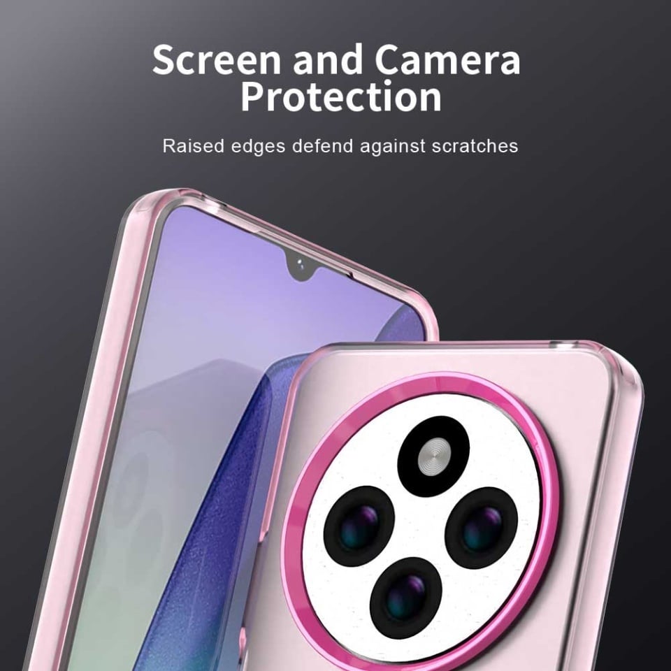 Husa pentru Xiaomi Redmi 14C / Poco C75, SKYDDAR INOVATION, CandyCase, Magsafe, set cu sticker, Roz