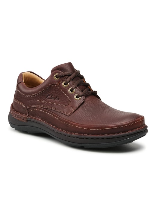 Clarks férfi csizma, 203390057110, Természetes bőr, Barna, 44.5