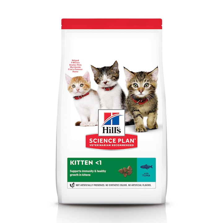 Hrana uscata pentru pisici Hill's SP Feline Kitten, Ton, 7kg