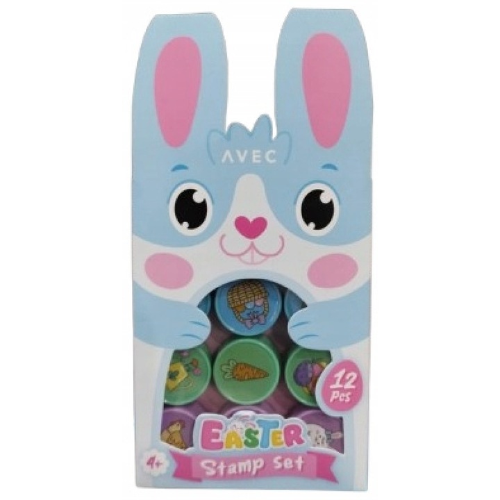 Комплект печати, цветни за деца, CardSplitter, 12 броя, великденски мотиви, различни цветове