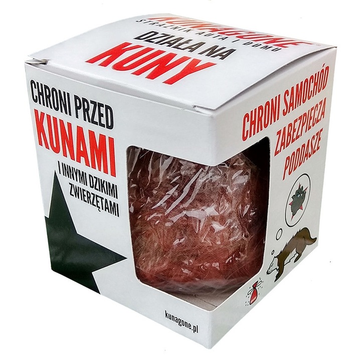Nyestcsapda, KUNAGONE, természetes illatú, 12 hónapig hatásos