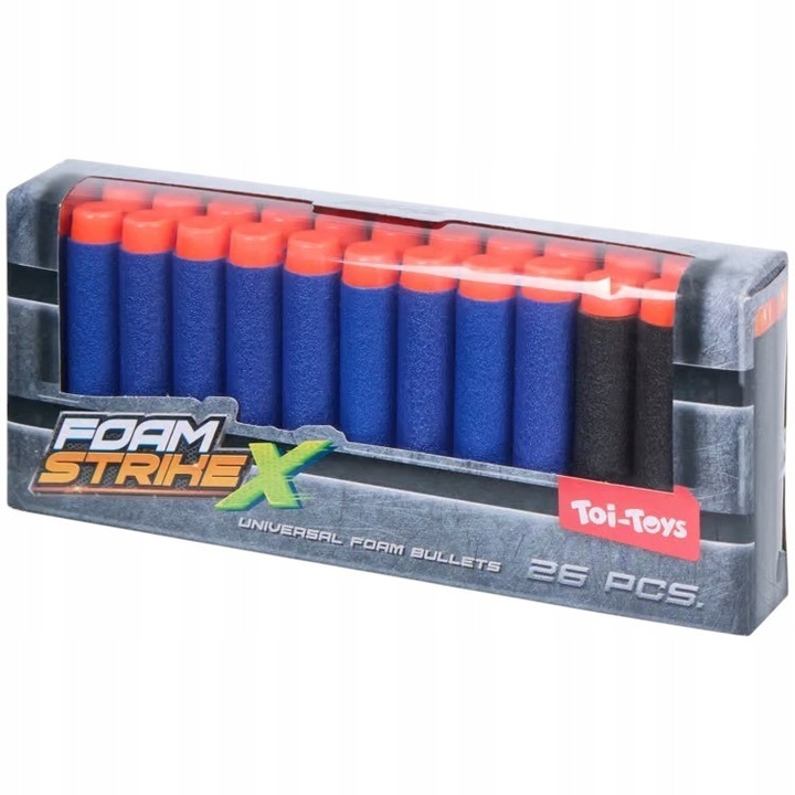 Set 26 sageti din spuma, CardSplitter, sigure, albastre, 1,2x7cm