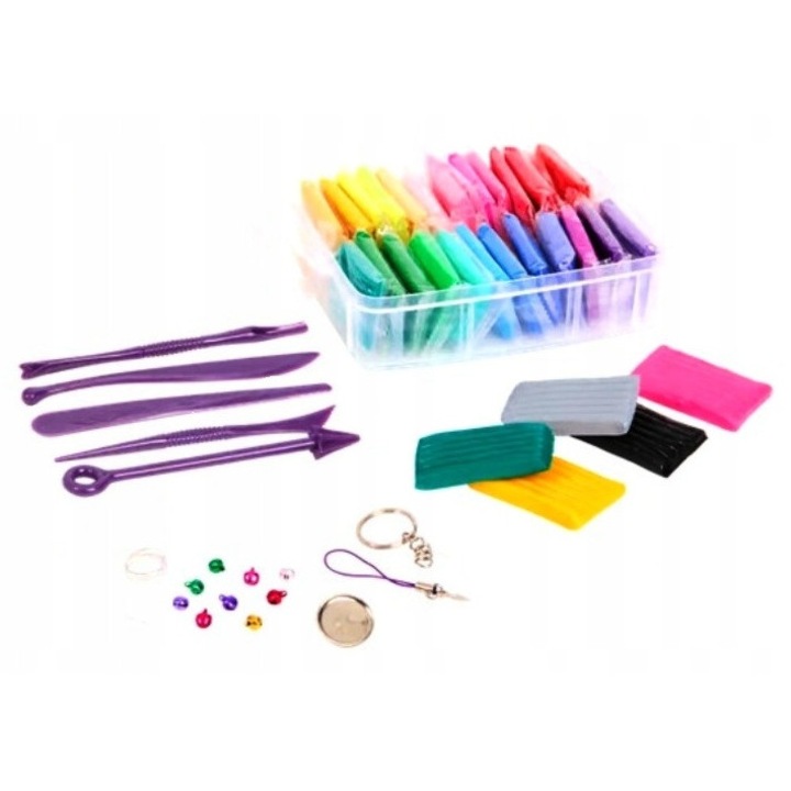 Set de modelina termousortabila CardSplitter, 36 culori x 20g, accesorii incluse