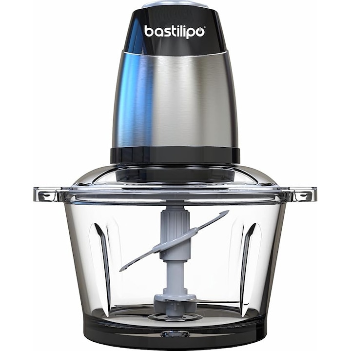 Blender de mana 1000 W, 2 viteze, cutite inox, 700 ml, tocare, zdrobire, tel