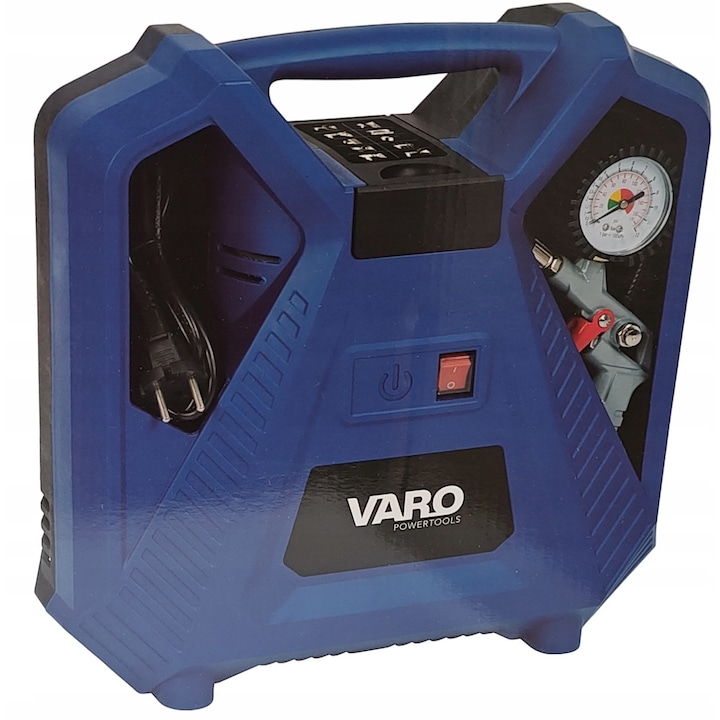 Compresor de aer CardSplitter, 180l/min, fara ulei, compact, 8 bar, 1100W