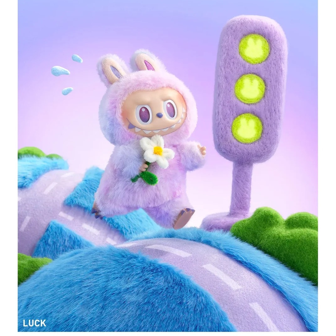 ラブブLabubu LUCK Big into Energy Figurina LaBubu – Luck (mov-multicolor), Colectia Big into