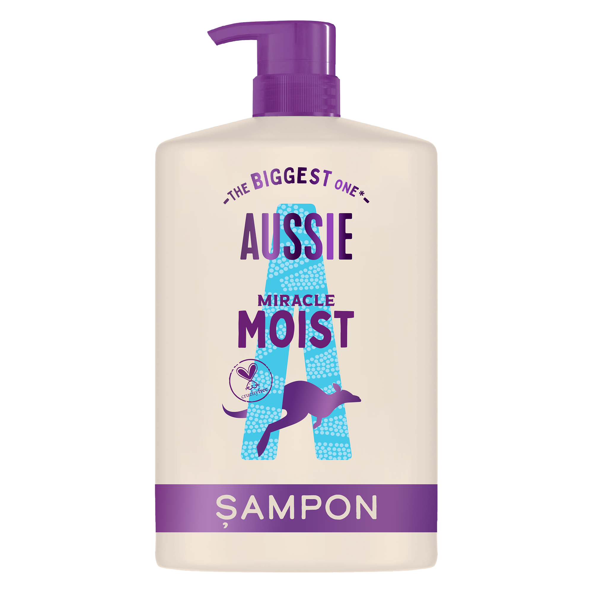 Sampon Aussie Miracle Moist pentru par uscat si fragil, 1000ml