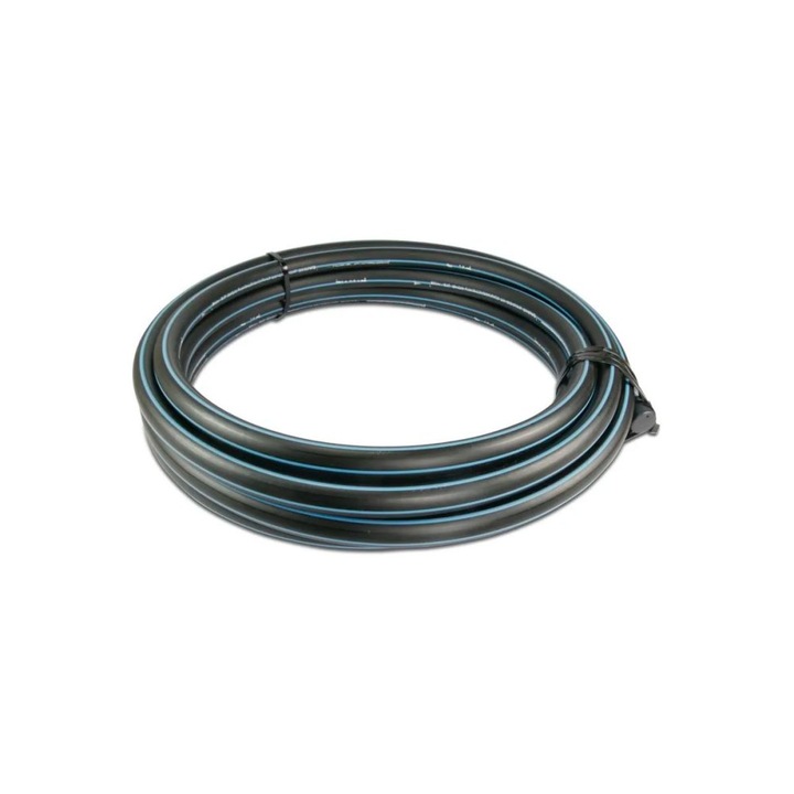 Teava apa PE80 25mm, 1m, rezistenta la presiune si coroziune, usor de instalat