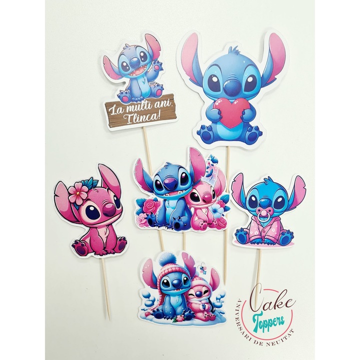 Set toppere Stitch si Angel