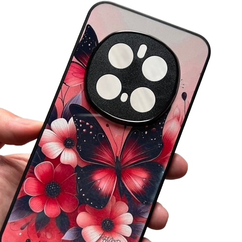 Husa Soft TPU compatibila cu Honor Magic 7 Pro, Butterfly Design